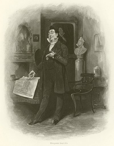 Mr. Pecksniff von Frederick Barnard