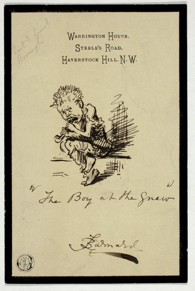 Der Junge am Nagen von Frederick Barnard