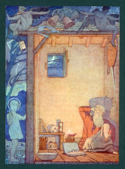 St. Christophorus, 3. Jahrhundert, Festtag 25. Juli von Frederick Cayley Robinson