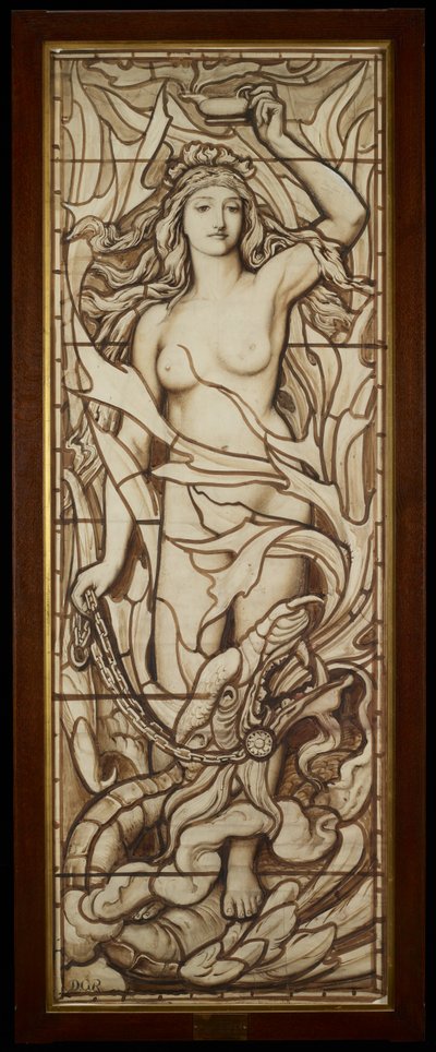 Feuer, aus der Serie Die vier Elemente, ca. 1888-89 von Frederick G. Smith