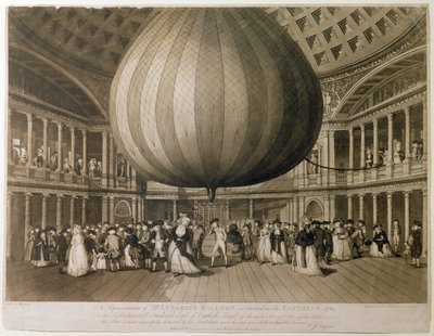 Innenansicht des Pantheon, Oxford Street, London, 1785 von Frederick George Byron