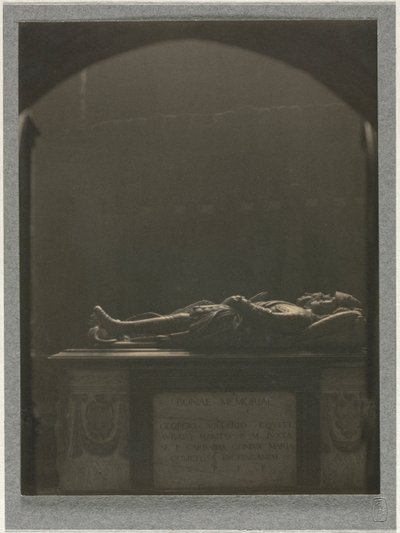 Westminster Abbey, Grab von Sir Georges Villiers, gest. 1605, ca. 1900 von Frederick Henry Evans