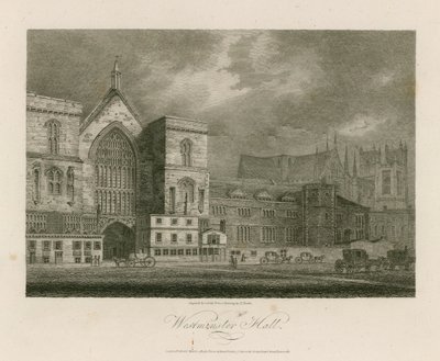 Westminster Hall von Frederick Nash
