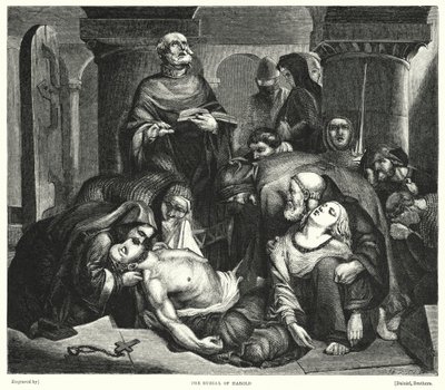 Die Beerdigung von Harold von Frederick Richard Pickersgill