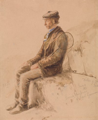 Mann mit einem Gaff, 13. Juni 1851 von Frederick William Hulme