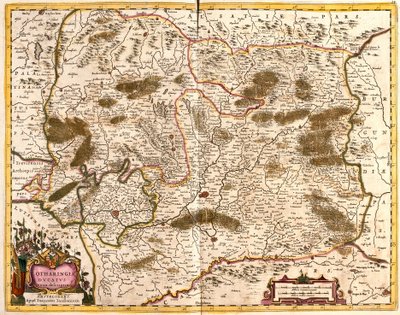 Karte des Herzogtums Lothringen (Frankreich) von Frederick de Wit