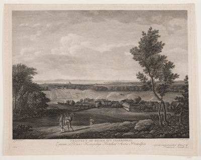 Aussicht auf die Gegend um Jægerspris von Frederik Ludvig  Bradt