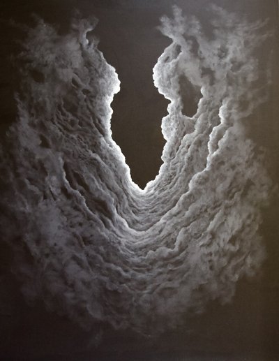 Wirbelnder Wolkentunnel von Fredrik Olsen