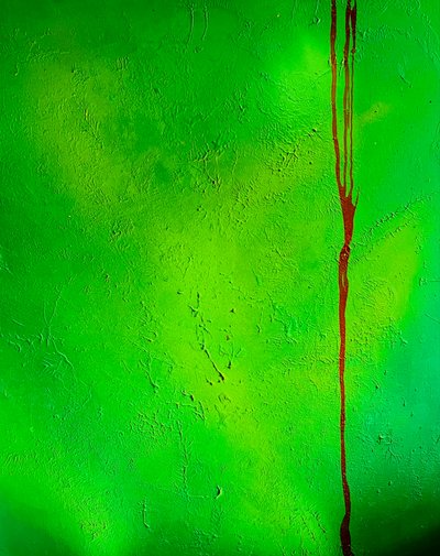 Lebendige grüne Tropfen von Fredrik Olsen
