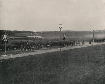 Eine Militärparade in Longchamps von French Photographer