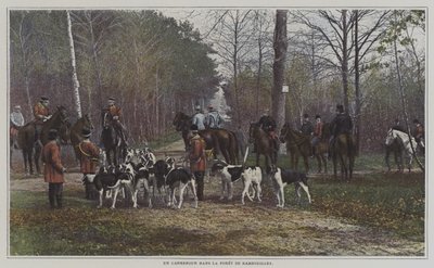 Eine Kreuzung im Wald von Rambouillet, Frankreich von French Photographer