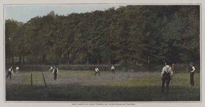 Ein Tennisspiel am Lycee Michelet, Vanves, Paris von French Photographer