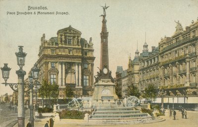 Anspach-Denkmal, Brouckere-Platz von French Photographer