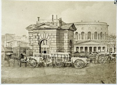 Barriere de Pantin la Villette in „Die Barrieren von Paris“ Fotografie von Gouviot von French Photographer