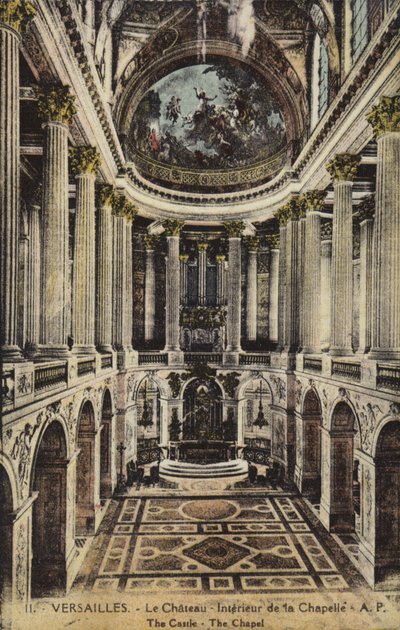Kapelle des Schlosses Versailles von French Photographer
