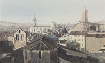 Draguignan, Gesamtansicht, Uhrturm von French Photographer