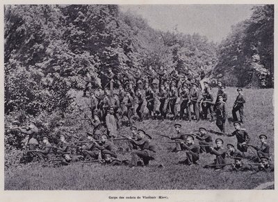 Die russische Armee: Kadettenkorps von Wladimir, Kiew von French Photographer