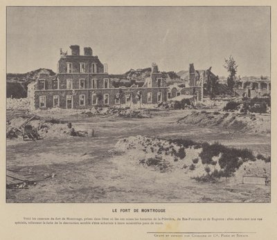 Die Kommune von Paris, Das Fort von Montrouge von French Photographer