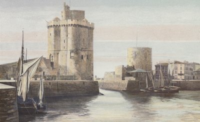 La Rochelle, Hafeneinfahrt, Saint-Nicolas-Turm, Kettenturm von French Photographer