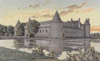 Le Plessis-Bourre, Schloss, Ensemble S W von French Photographer