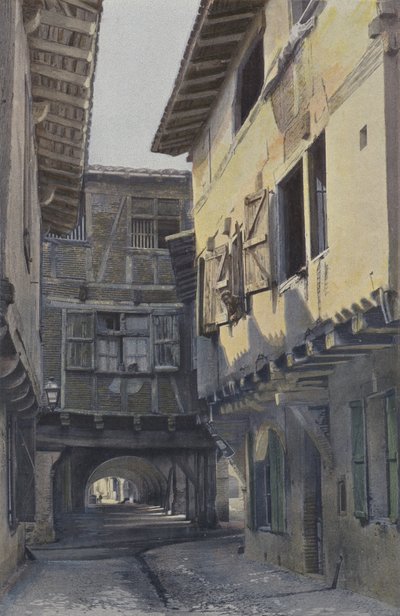 Lisle-sur-Tarn, Eingang zum Hauptplatz von French Photographer