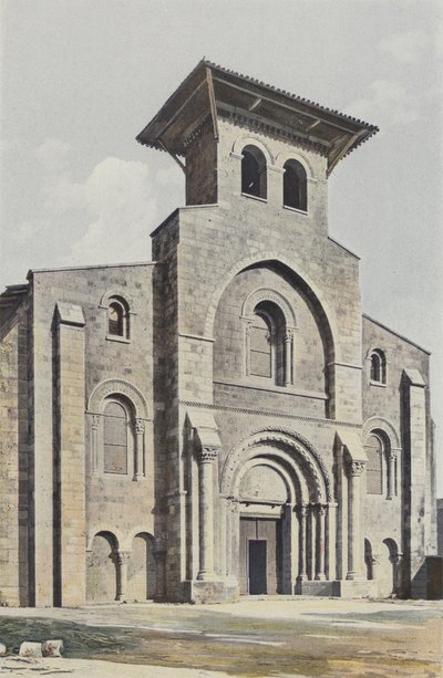 Moirax, Kirche, Fassade W von French Photographer