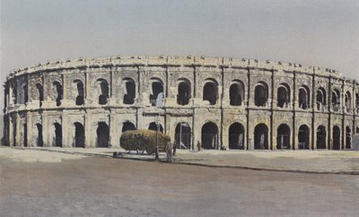 Nîmes, Arenen, Außenansicht von French Photographer