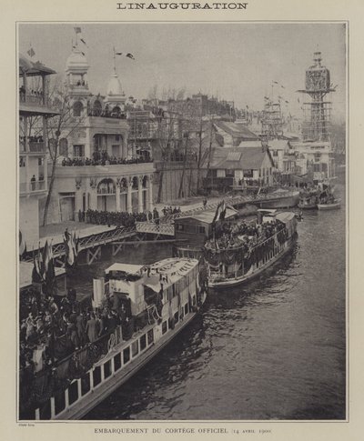 Eröffnung der Weltausstellung 1900, Paris von French Photographer