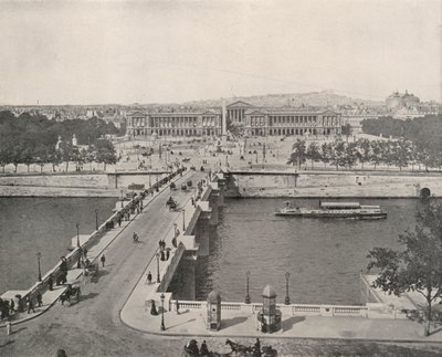 Paris: Blick auf den Place de la Concorde, Blick nach Norden von French Photographer