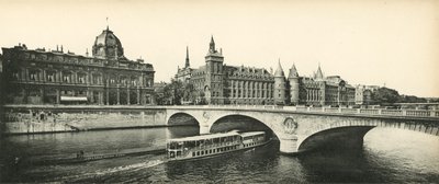 Paris, Die Conciergerie und das Handelsgericht von French Photographer