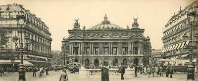 Paris, Das Operntheater und der Platz von French Photographer