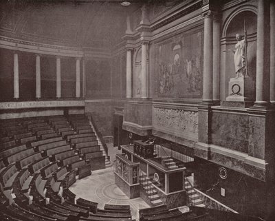 Paris: Sitzungssaal der Abgeordnetenkammer von French Photographer