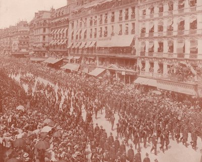 Paris: Präsident der Republik und der Trauerzug von French Photographer