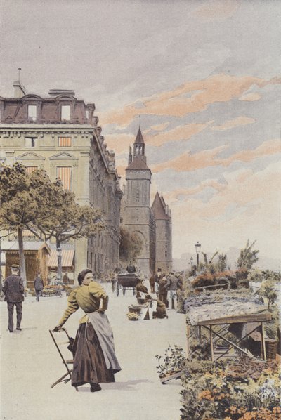 Paris, Quai aux Fleurs von French Photographer