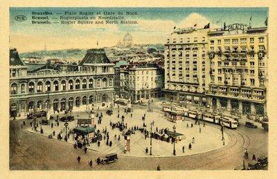 Place Rogier und Gare du Nord, Brüssel von French Photographer