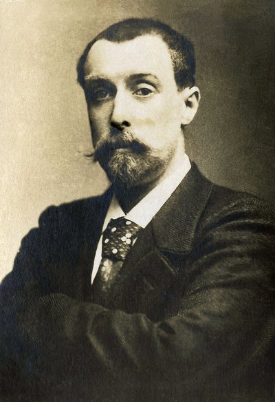 Porträt von Alphonse Allais (1854-1905), französischer Journalist, Komiker und Dichter. von French Photographer