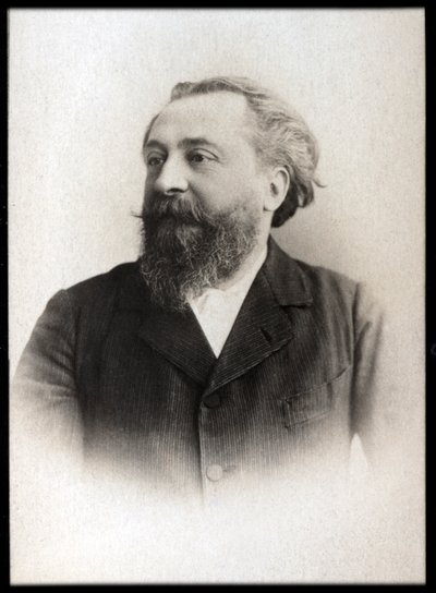 Porträt von Catulle Mendès (1841-1909), französischer Dichter von French Photographer