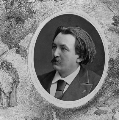 Porträt von Gustave Doré (1832-83) (s/w Foto) (Detail) von French Photographer