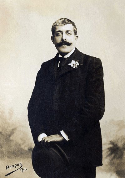 Porträt von Jean Lorrain (1855-1906), französischer Schriftsteller von French Photographer