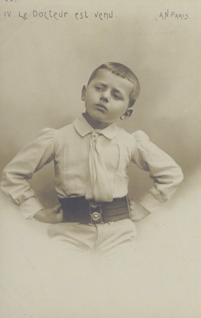 Porträt eines kleinen Jungen von French Photographer