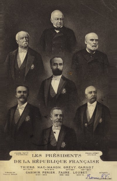 Präsidenten der Republik Frankreich von French Photographer