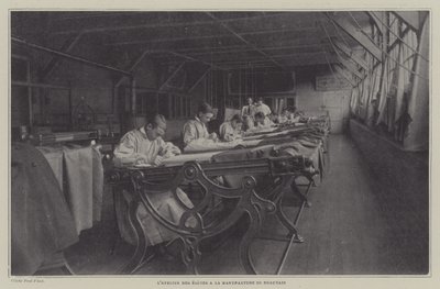 Werkstatt der Studenten in der Beauvais-Teppichmanufaktur, Frankreich von French Photographer