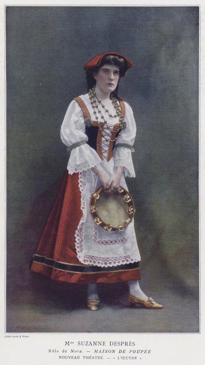Suzanne Despres als Nora in Ein Puppenheim von French Photographer