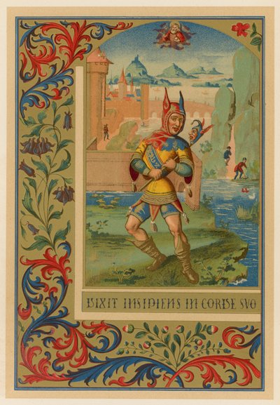 Ein Hofnarr des 15. Jahrhunderts von French School