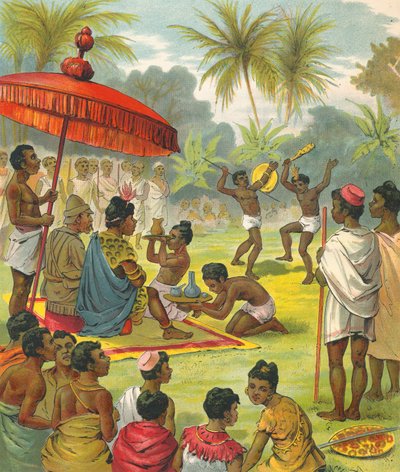 Eine große Party in Afrika von French School