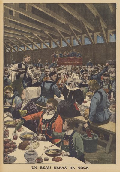 Ein schönes Hochzeitsfest in der Bretagne von French School