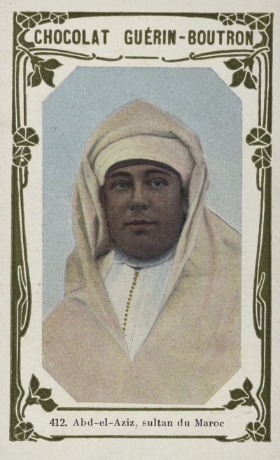 Abd-el-Aziz, Sultan von Marokko von French School