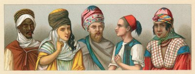 Afrikanisches Kostüm von French School
