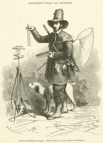 Albert de la Marmora auf Reisen von French School