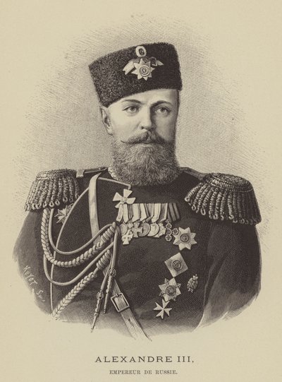 Alexander III., Kaiser von Russland von French School